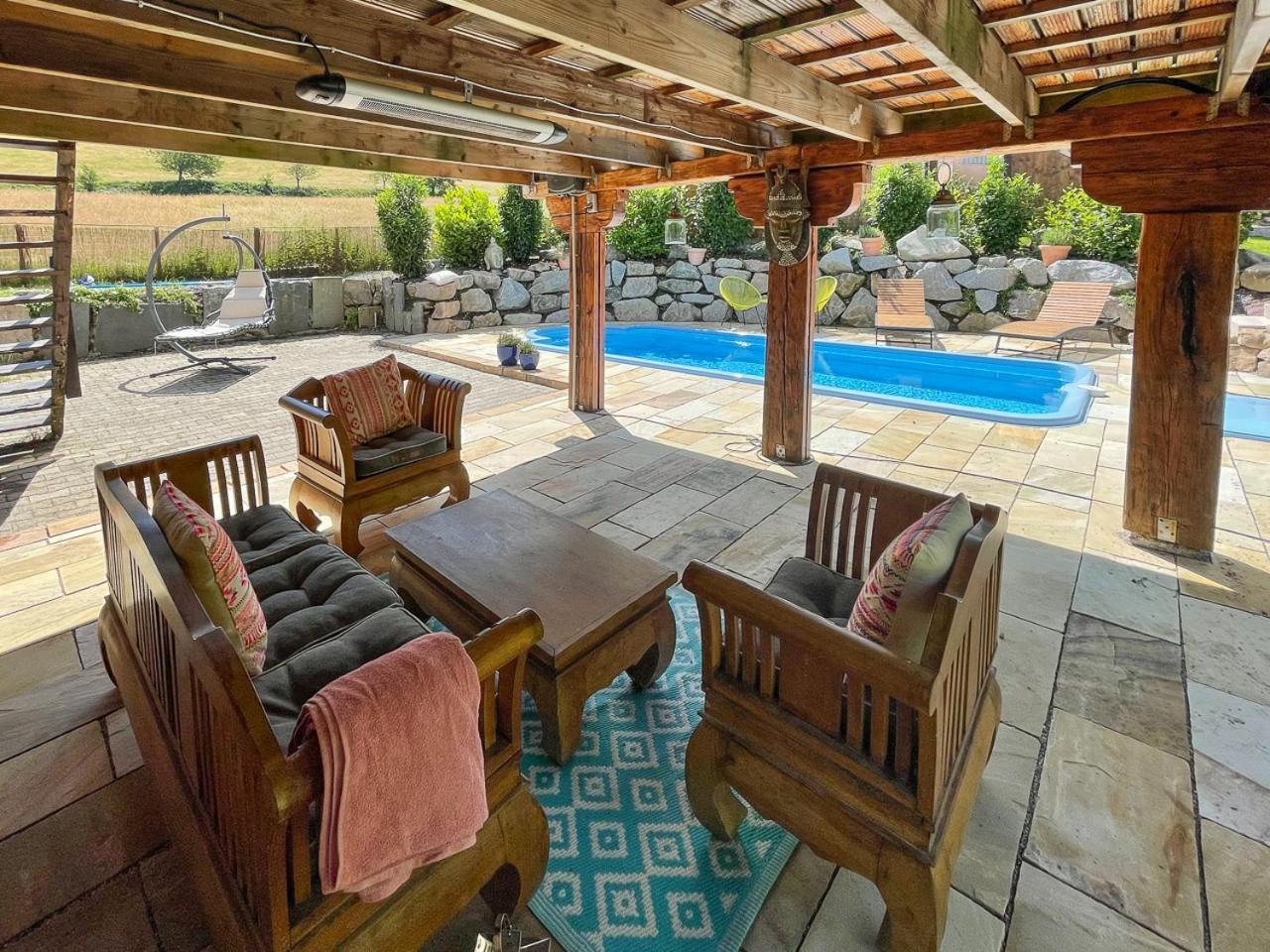 Ferienhaus Kappel Mit Pool Freiburg im Breisgau Luaran gambar