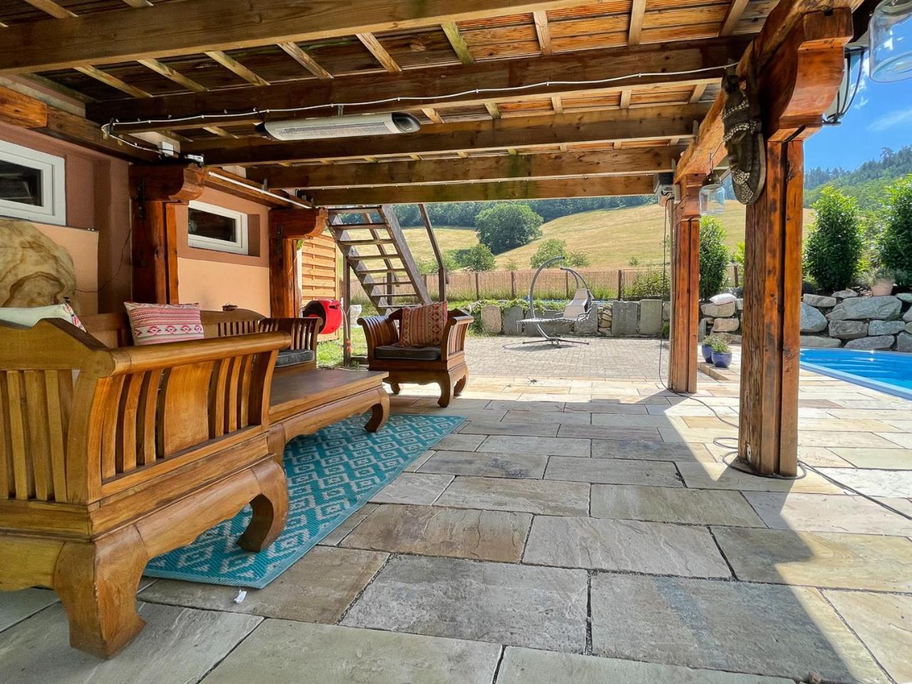 Ferienhaus Kappel Mit Pool Freiburg im Breisgau Luaran gambar