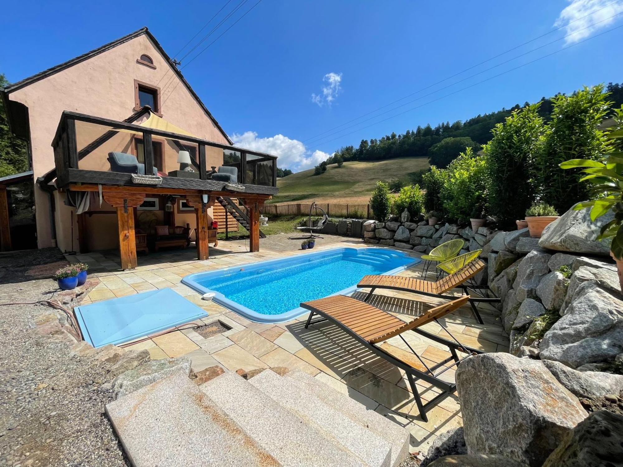Ferienhaus Kappel Mit Pool Freiburg im Breisgau Luaran gambar